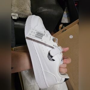Adidas Kids White Sneakers